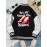Women's Wizard of Oz Ruby Slippers & Dorothy's Back Print Jacket - Plus Size Friendly Black & White Two-Tone Sleeves, Red Glitter Iconic Slippers Design, Casual Winter Outerwear for Halloween Costumes, Parties & Casual Attire -
